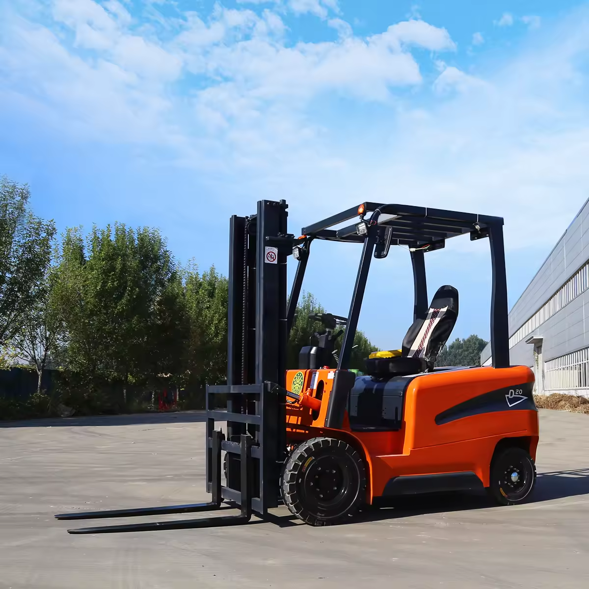 Cheap AC Motor Electric Forklift 3Ton 3.5Ton 4Ton Battery Forklift Truck Full Electric Forklift In Warehouse For Sale