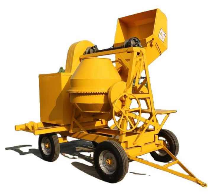 Mixer Grider 350L 500L  Diesel Engine Mobile Concrete Mixer Machine With Pump