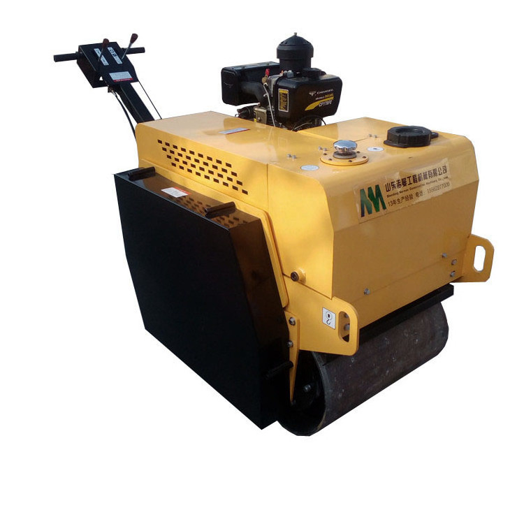 CE mini tandem pedestrian road rollers for soil compaction and asphalt patching for sale