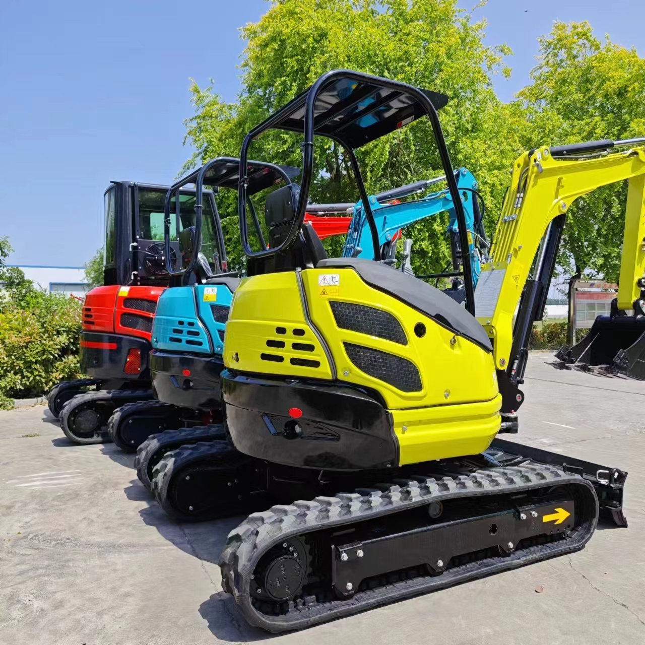 FREE SHIPPING Mini Excavator 3.5 Ton EPA Farm Used New Crawler Digger Kubota Engine Chinese small Excavators 1 ton 2 ton Machine