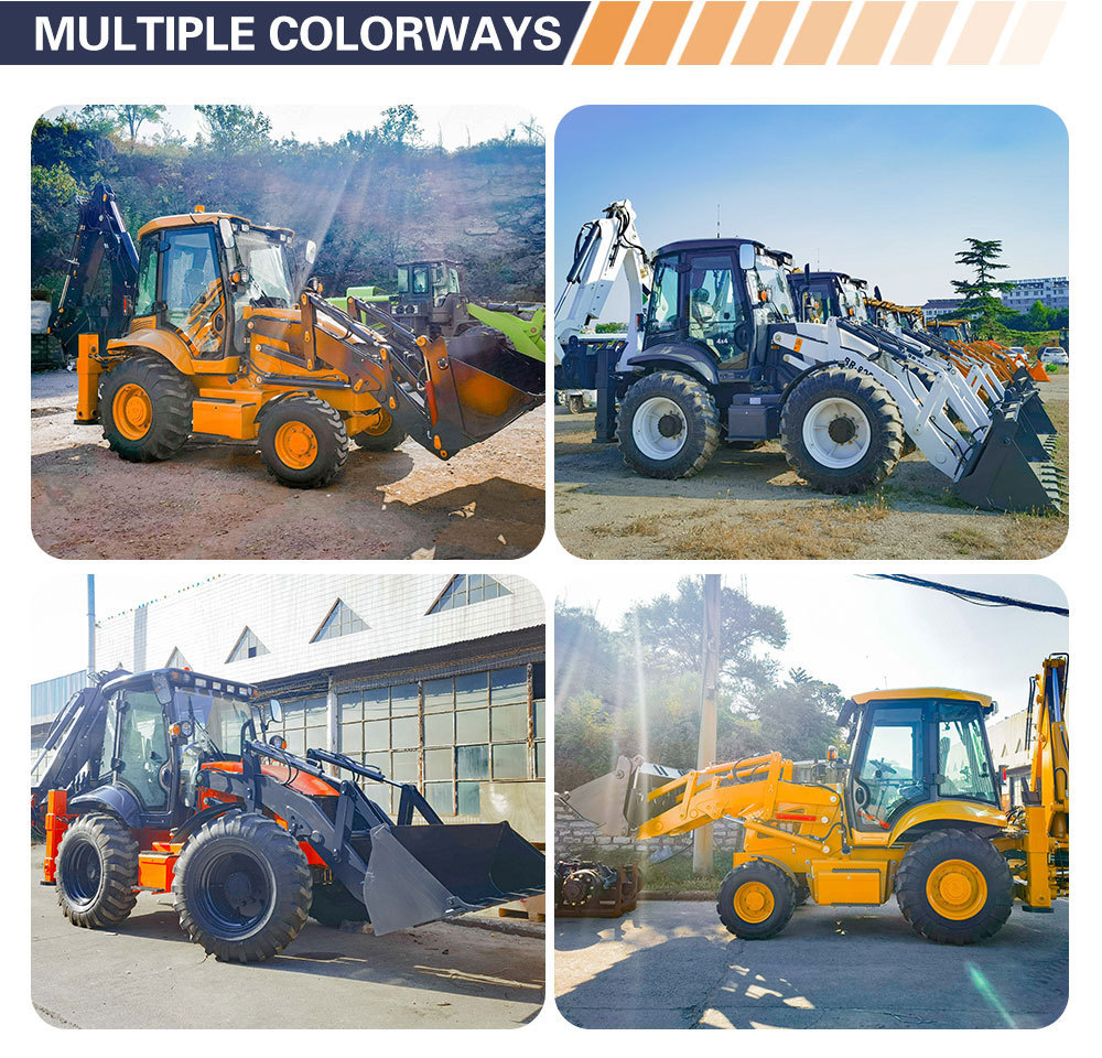 Hot sales china price compact 4x4 chinese mini backhoe loader small articulated backhoe excavator wheel loader with backhoe