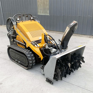 skid steer loader collocate buckets Bulldozers Filler Rippers Forks Snow blower Agitator Trailer Lawn mower Hammer Drill pipe