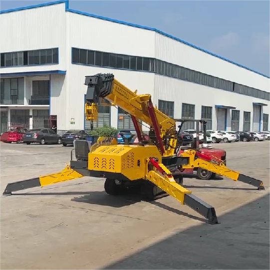 China Popular Construction Telescopic Spider Crane 5 Ton Mini Cranes