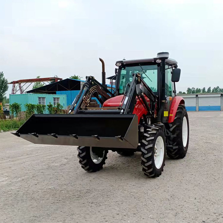 Loader bucket small tractor for sale tractor for agriculture with front loader and 4x4  mini tractor garden