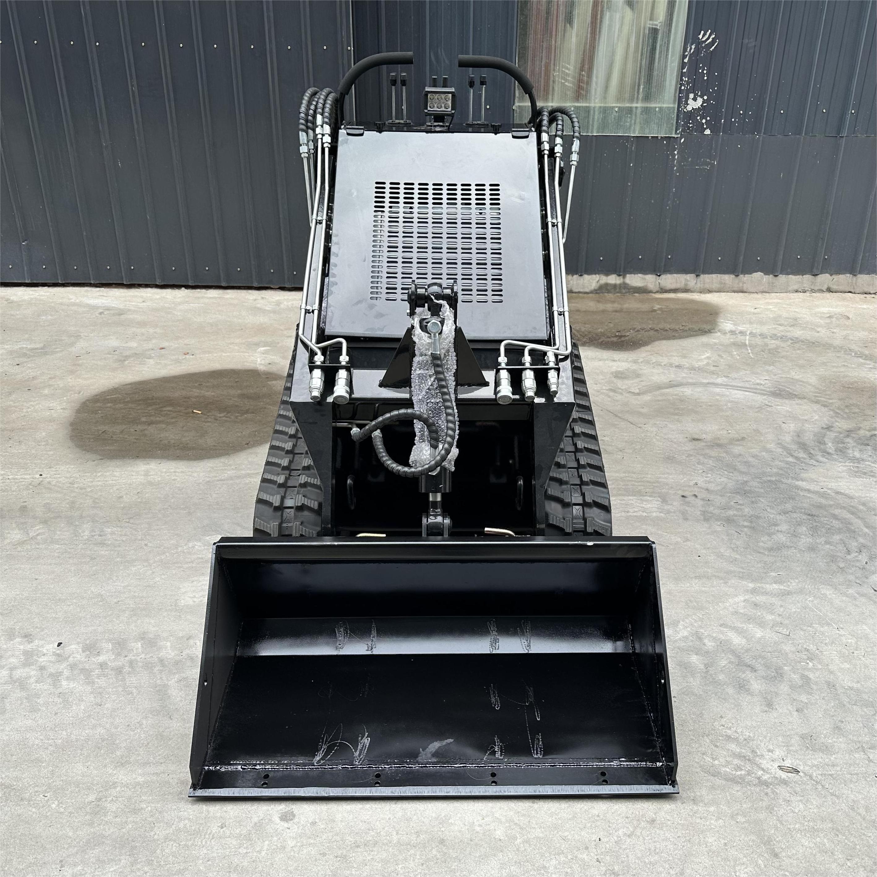 FREE SHIPPING !!! small Cheap skid steer diesel loader with bucket different attachment skidsteer bagger mini