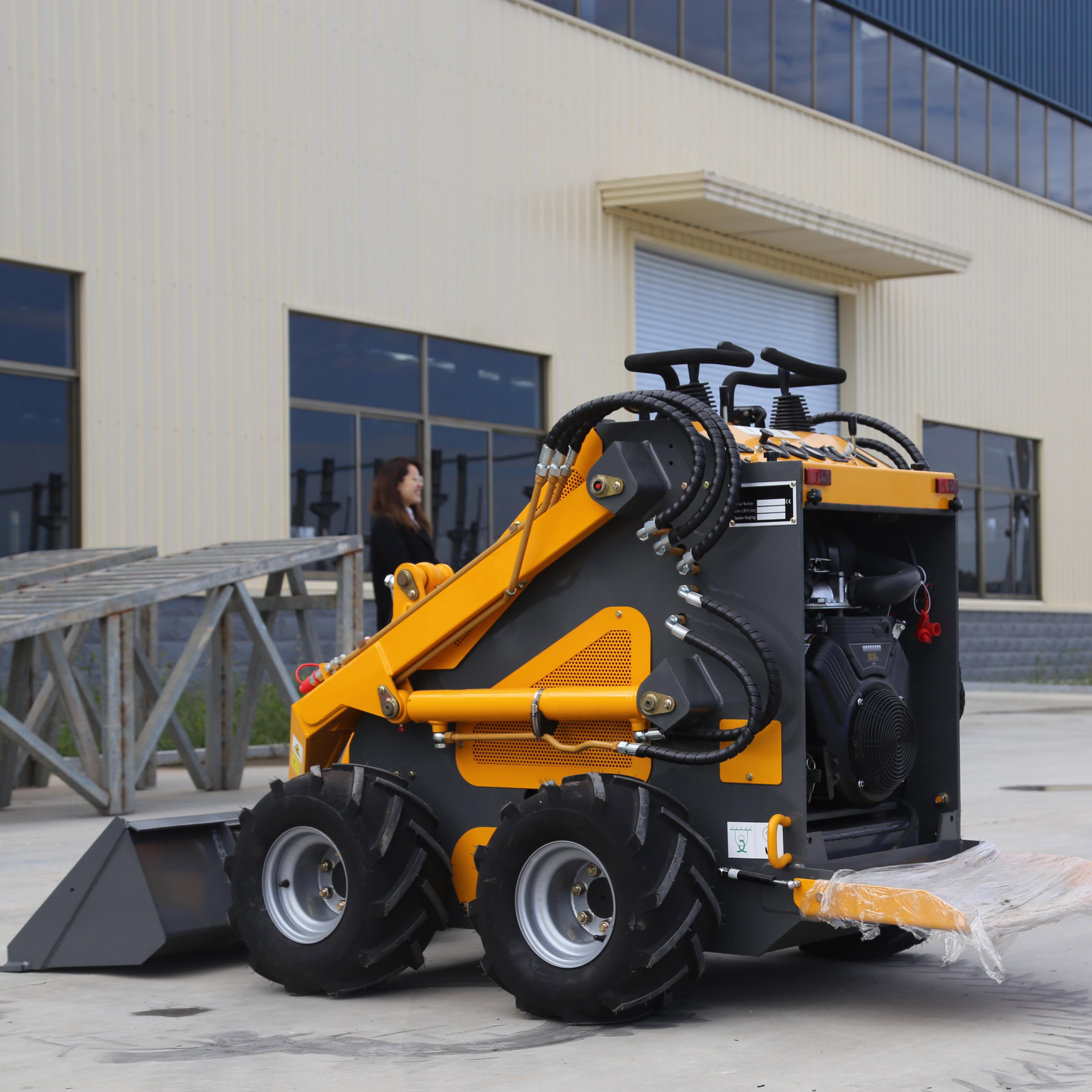 Factory Supply  EPA/EURO5 mini skid steer loader like avant bulldozer