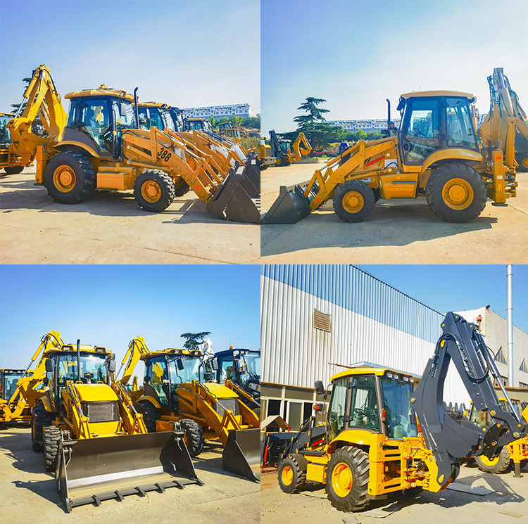 Hot sales china price compact 4x4 chinese mini backhoe loader small articulated backhoe excavator wheel loader with backhoe