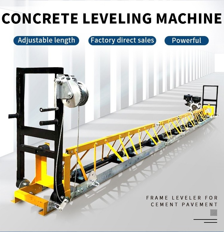 concrete laser screed machine road floor leveling machine