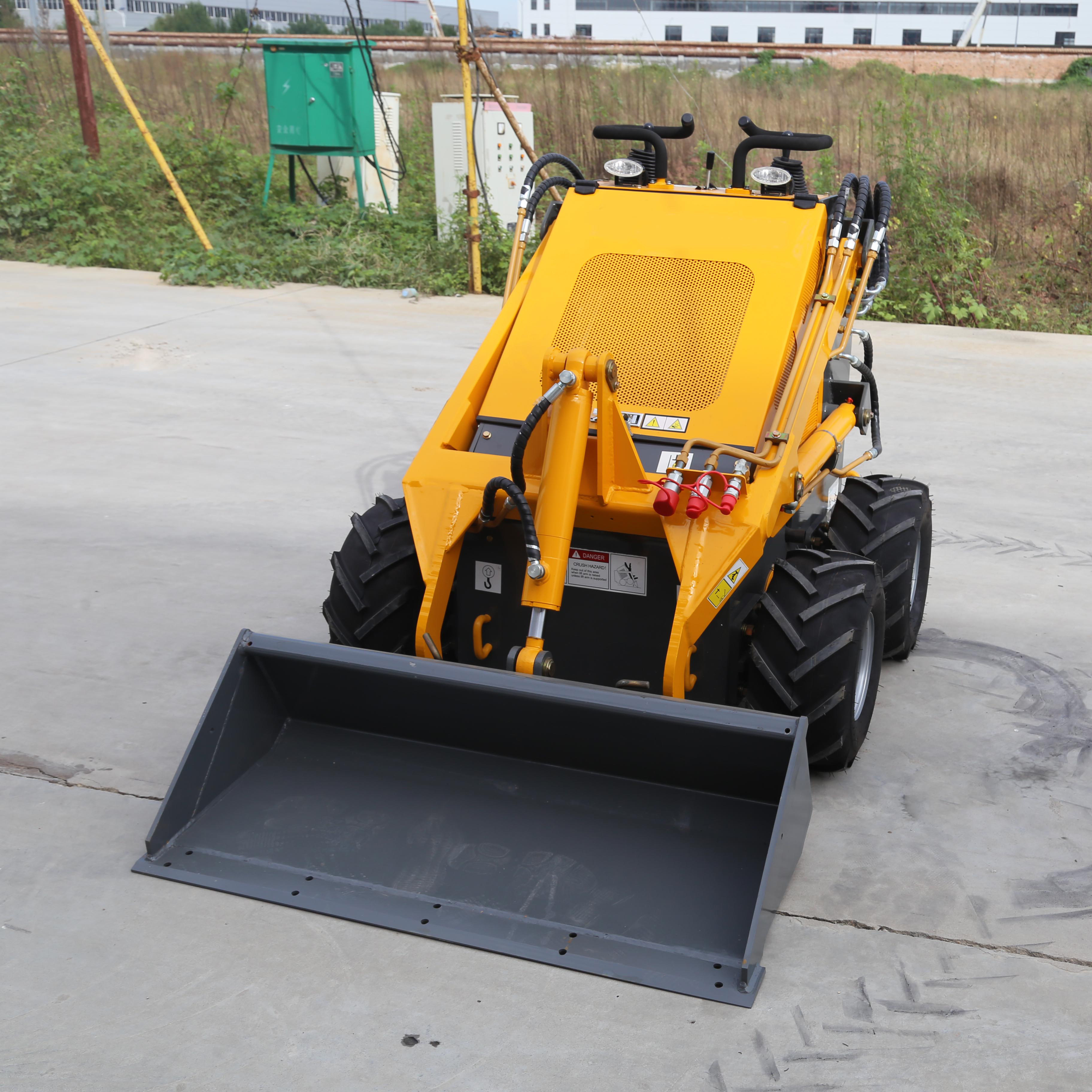 Factory Supply  EPA/EURO5 mini skid steer loader like avant bulldozer