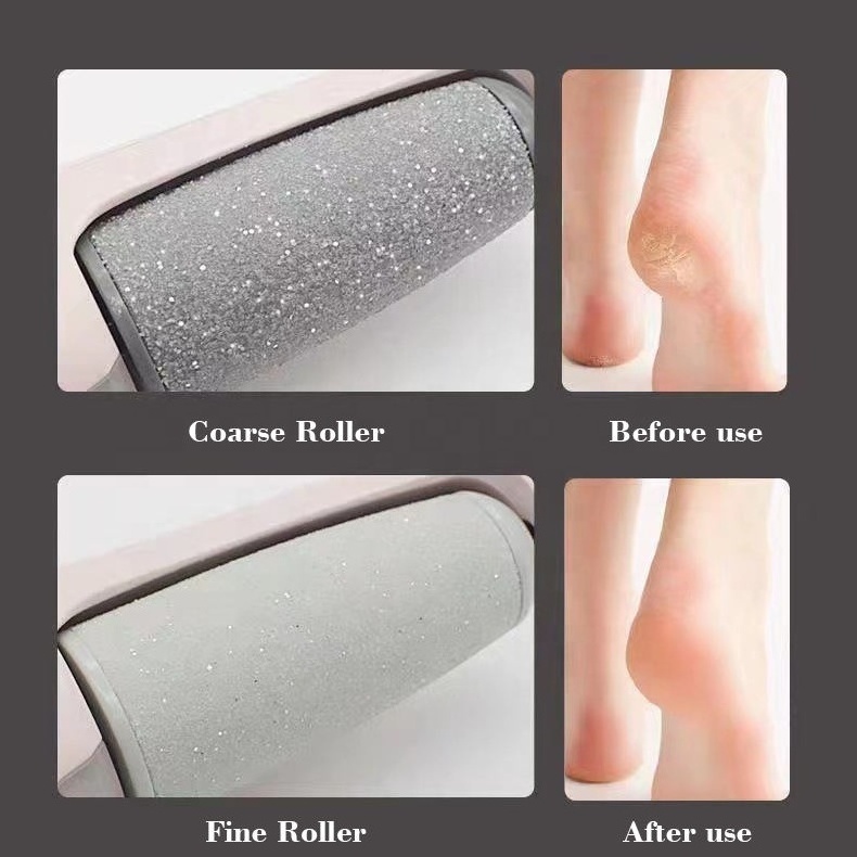 High quality Pedicure Remove Dead Skin Electric Roller Foot File Rechargeable Electric Foot File Callus Remover