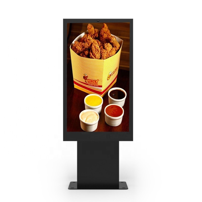 86inches 86'' Maintenance-free waterproof outdoor splicing LCD drive-thru digital kiosk Drive Thru Restaurants Menu Board