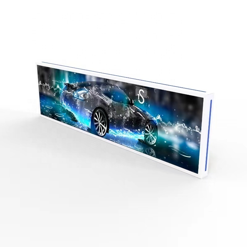 Supermarket Digital Shelf Edge Display Stretch LCD Display With Android Advertising Bar  Screen Commercial Ultra Stretch Screen