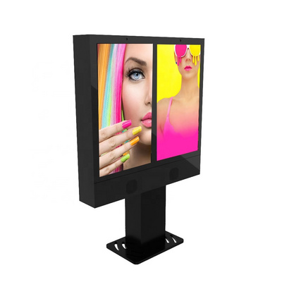 49 55 65" Drive Thru Restaurants Menu Board Standing Digital Outdoor Waterproof Kiosk Lcd Signage Advertising Touch Order Screen