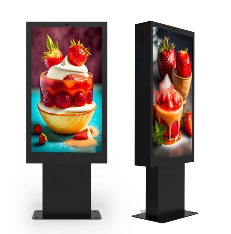 86inches 86'' Maintenance-free waterproof outdoor splicing LCD drive-thru digital kiosk Drive Thru Restaurants Menu Board