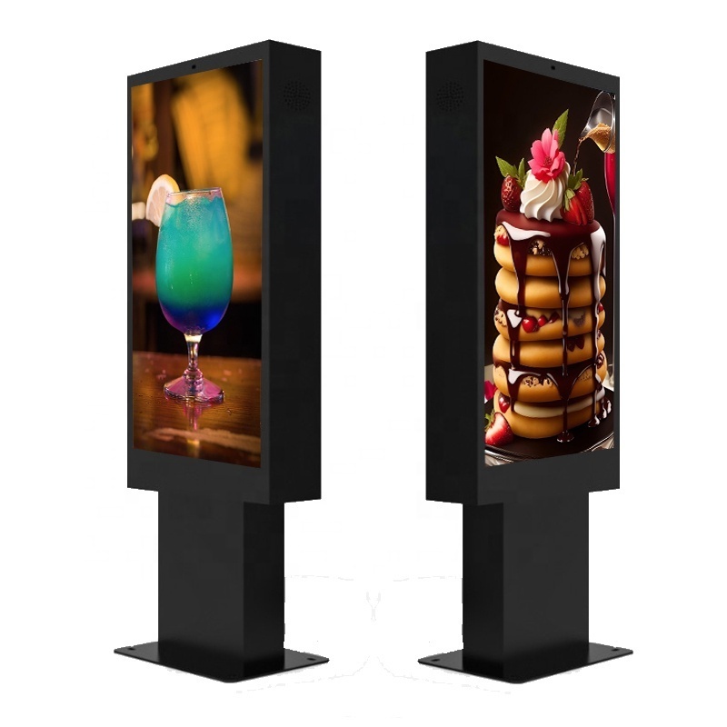 86inches 86'' Maintenance-free waterproof outdoor splicing LCD drive-thru digital kiosk Drive Thru Restaurants Menu Board