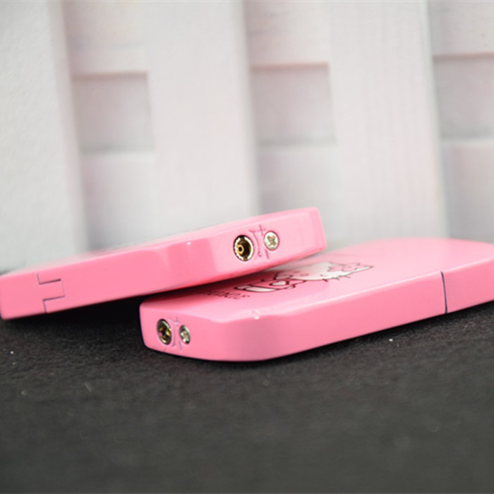 Pink Hello Kitty Lighter Windproof Pink Flame Cute Lighter for Girls