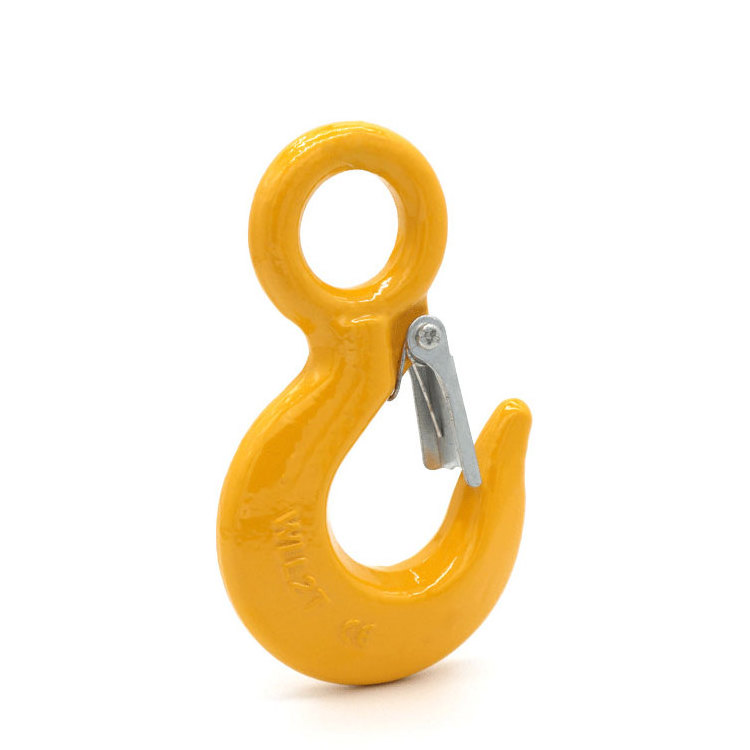 Different Size alloy steel material Eye Sling Hook With Latch lifting eye hook