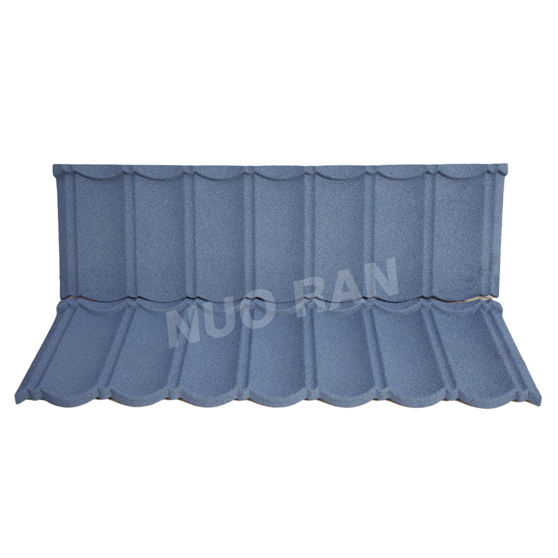 Nuoran Beautiful building material korean imitation metal zinc roof tiles