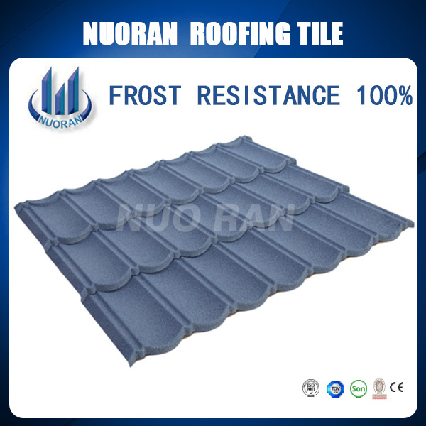 Nuoran Beautiful building material korean imitation metal zinc roof tiles