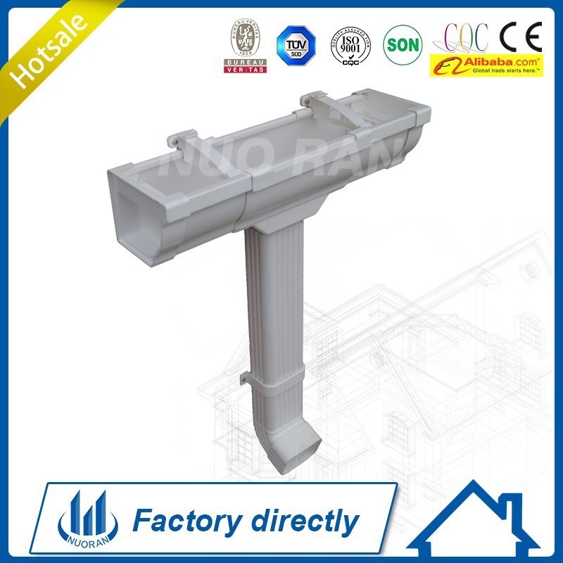 PVC Rain Gutter Fitting PVC Rain Water Collector and Fittings PVC Downspout Fitting