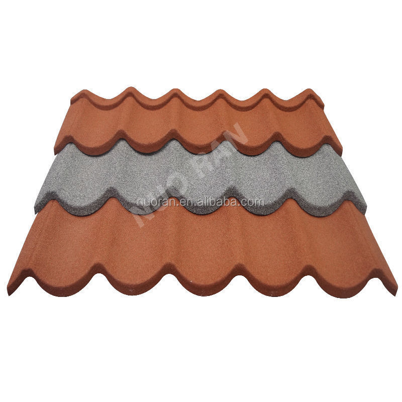 lightweight corrugated plastic roofing sheet material aluminum stone coated metal roof tile