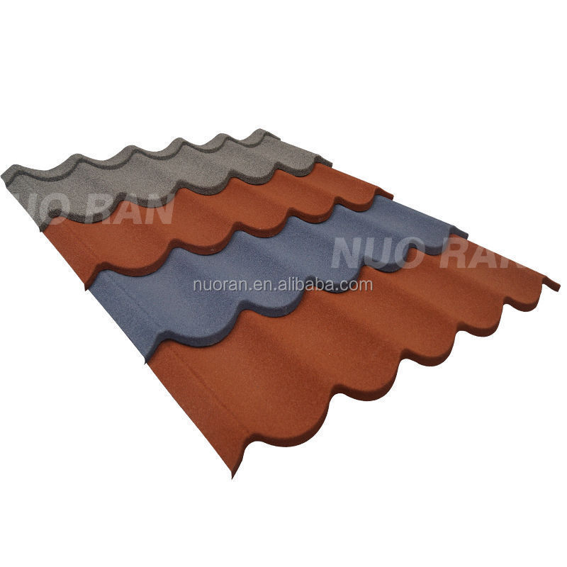 lightweight corrugated plastic roofing sheet material aluminum stone coated metal roof tile