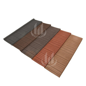 Hot-Selling Cheap prices standard size waterproof building material  aluzinc roof type tile french style roof tiles