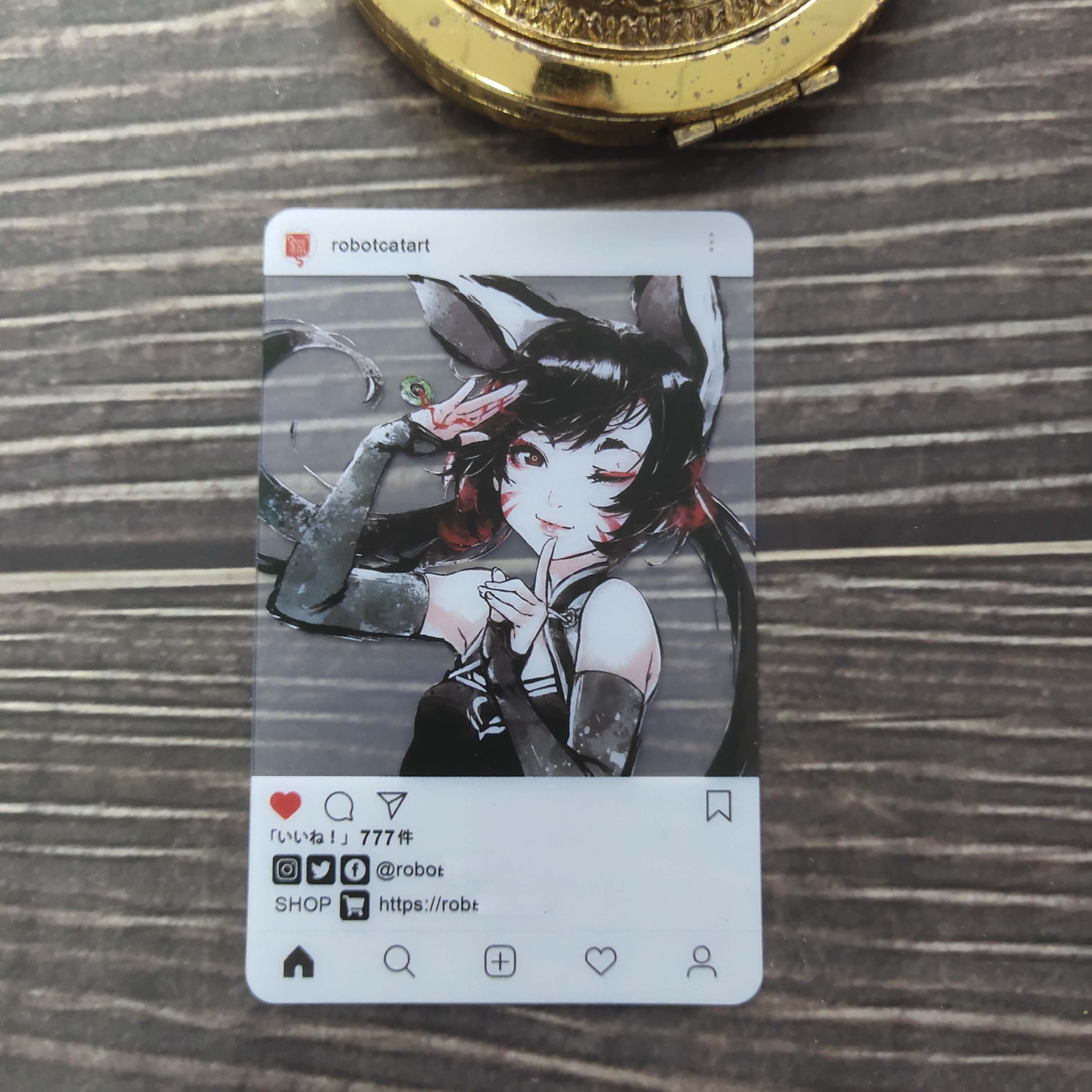 Hot sale cheap custom cartoon anime transparent card printing plastic clear PVC business cards with your own design