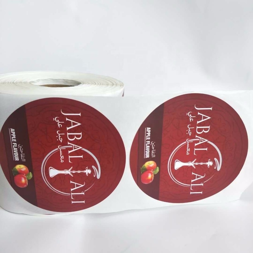 Printed labels on roll, full colour printed Roll Labels