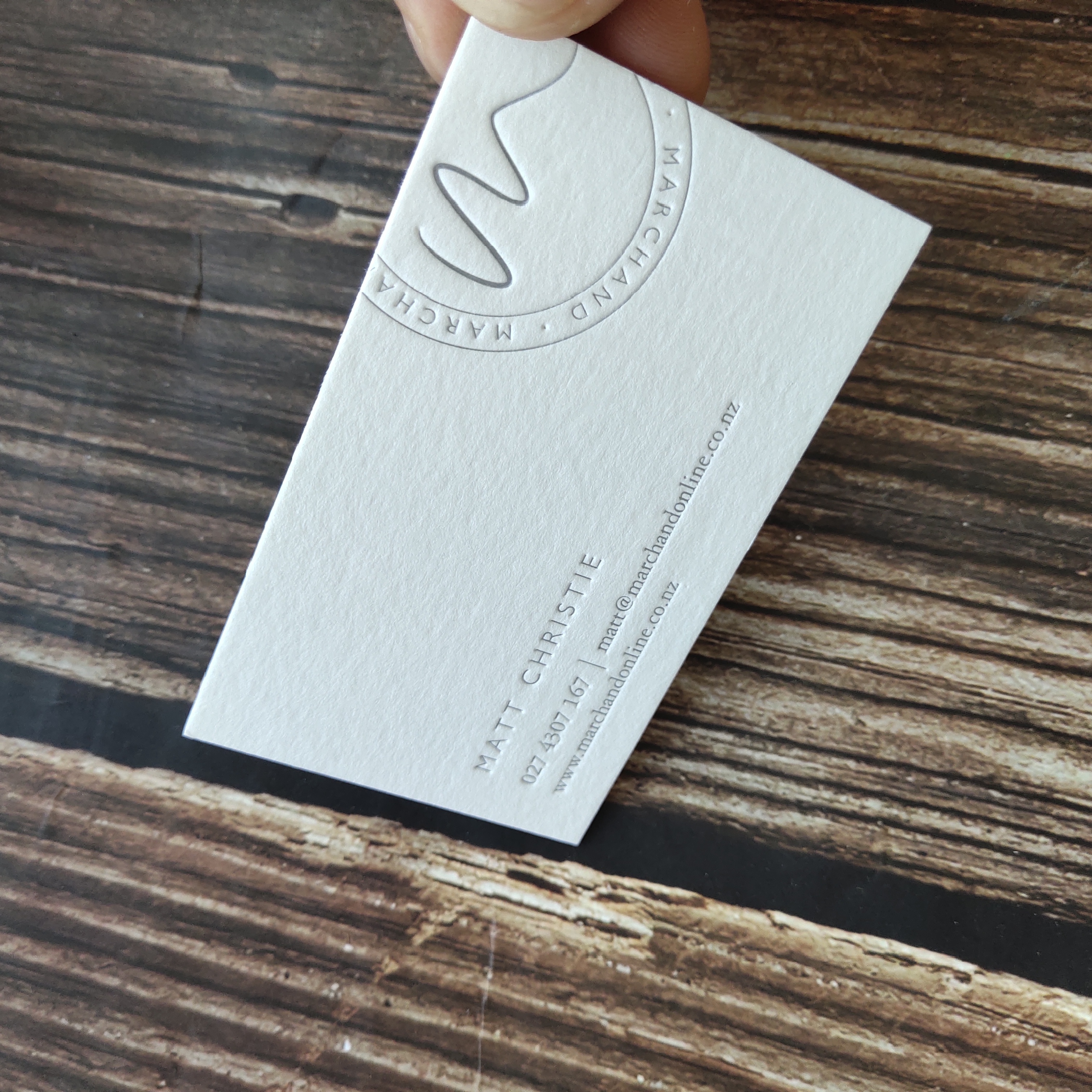 Beautifully Crafted Business Cards Printing Custom With Logo Thick Stock Letterpress Printing