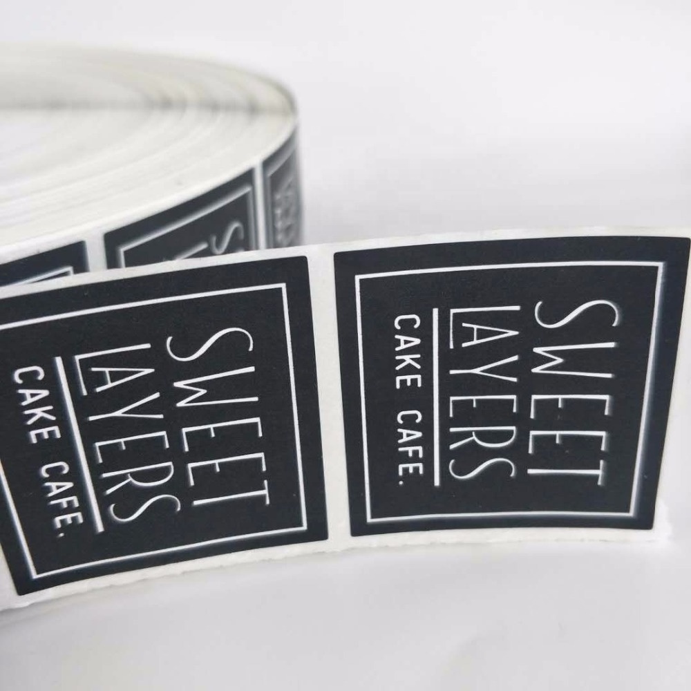 Printed labels on roll, full colour printed Roll Labels