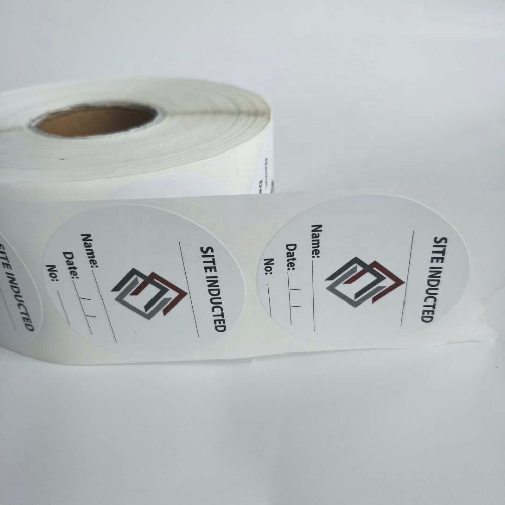 Printed labels on roll, full colour printed Roll Labels