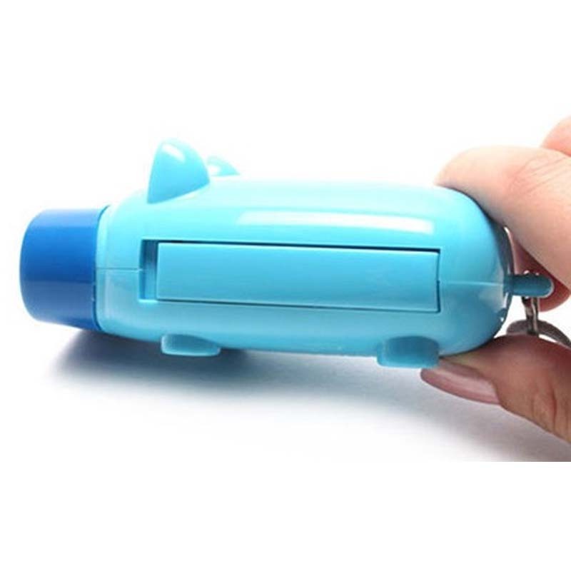 Cute Pig B734 Hand Pressing Flashlight Manual automatic power generation Mini Flashlight