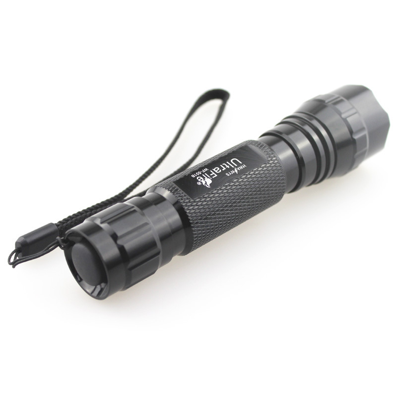 Hunting Flashlight WF-501B 3W 1xCREE XR-E Q5 Green Light 520nm 535nm LED Flashlight