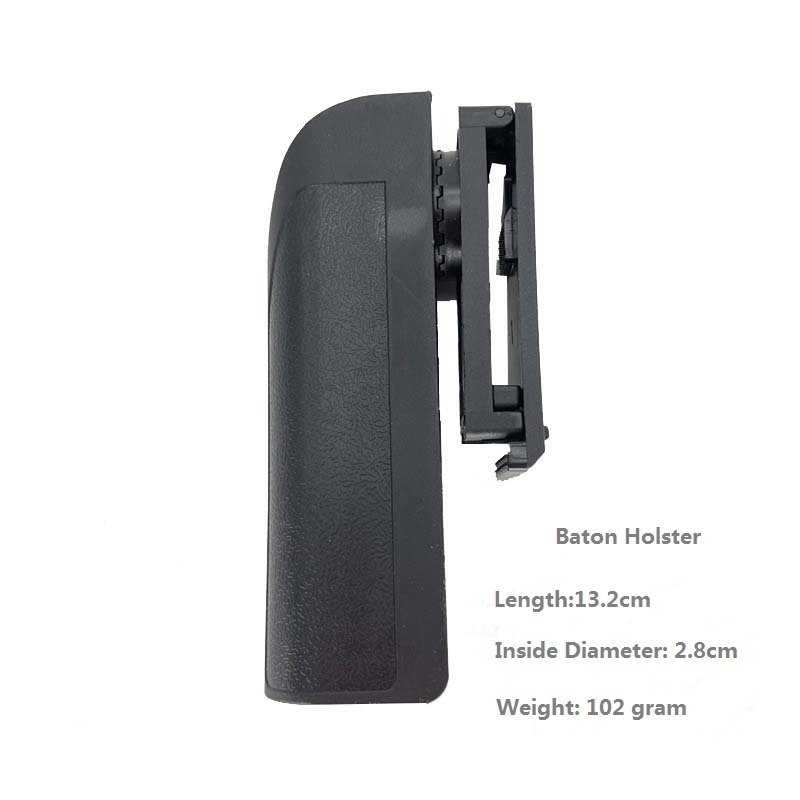 360 Degree Adjustable Plastic Steel Quick Pull Holster for Flashlight