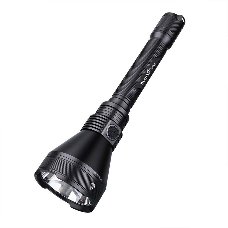 Super Bright TrustFire T90R 4800lm 1600m Long Range Distance Type-C USB Rechargeable Rescue LED Tactical Flashlight