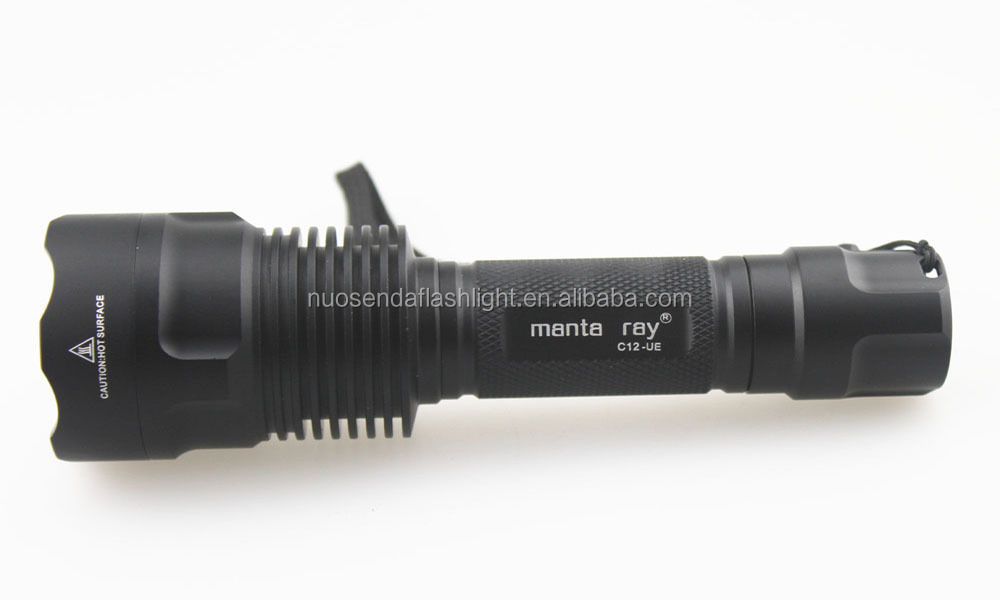 Manta Ray C12-UE 1xCREE XP-L Hi V3 2000lm 12x7135 8-Mode Integration Outdoor Tactical LED Flashlight