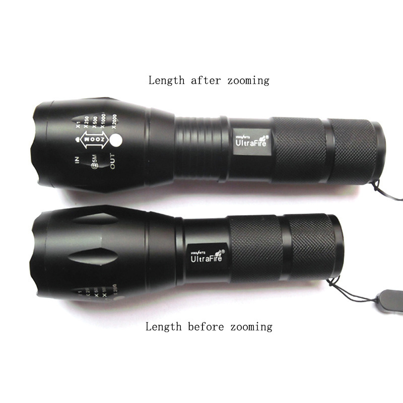 A100 Q5 Red Light 5-Mode Zooming Hunting LED Flashlight