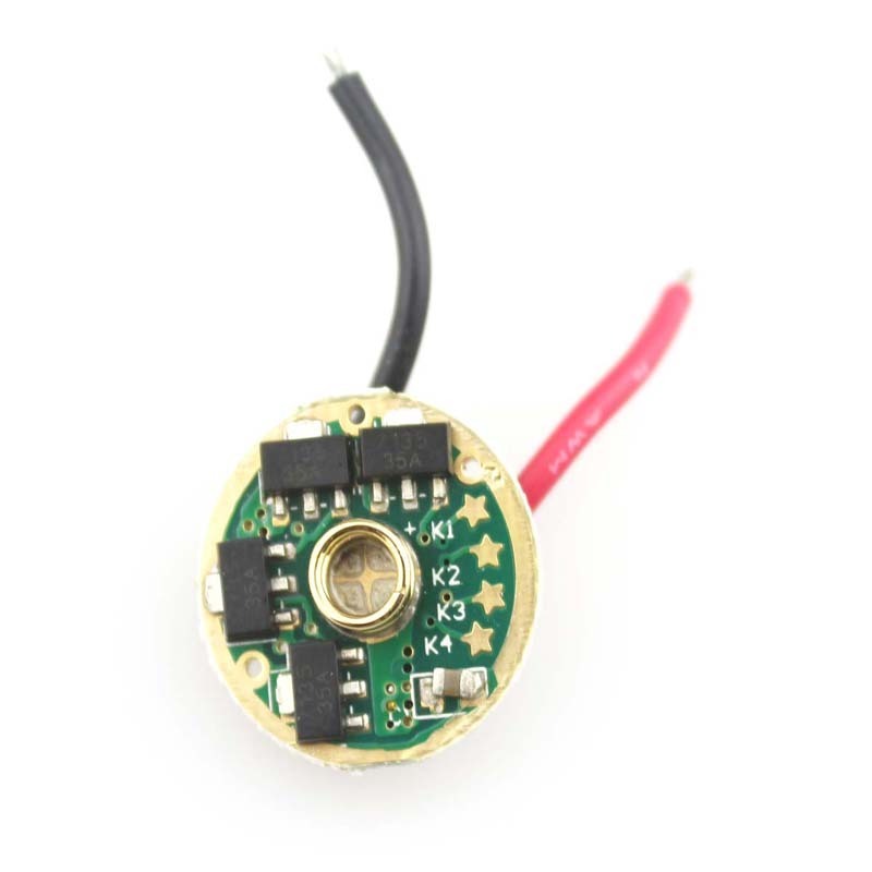 17mm 7135x8 MCU Dimming 2800mA  LED Circuit Board for MCE P7/XML XPL LED Flashlight Driver