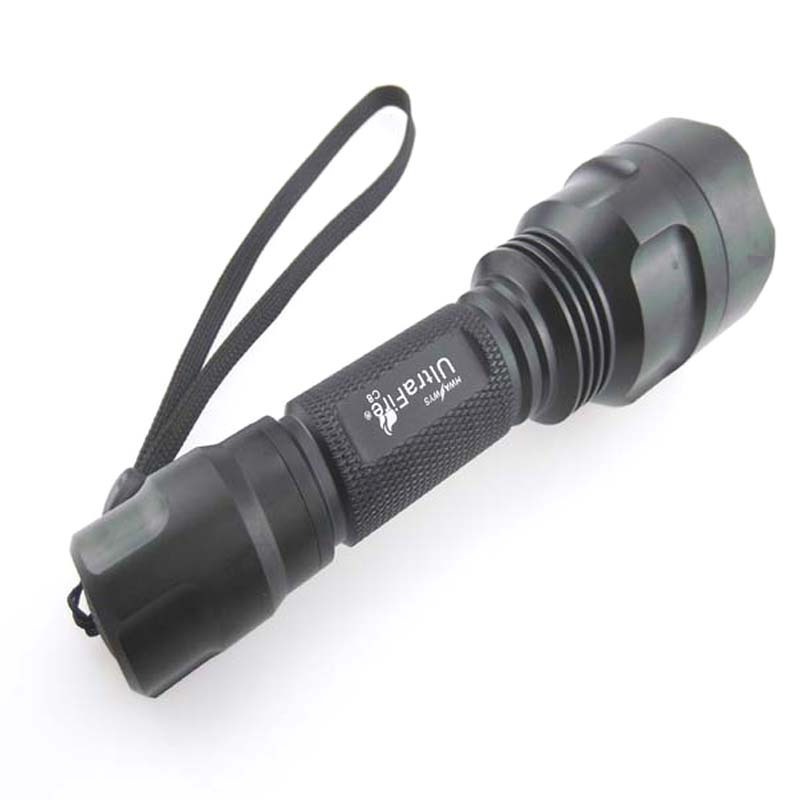 C8 XM-L2 U3 1800lm SMO OP Construction Camping LED Flashlight