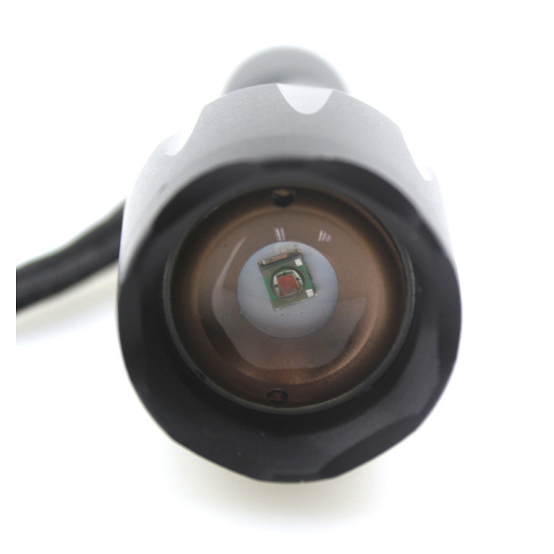 A100 Q5 Red Light 5-Mode Zooming Hunting LED Flashlight