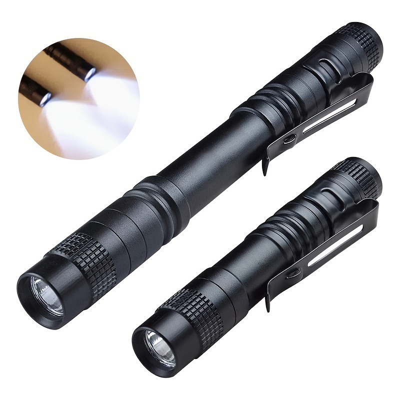 3W 100 Lumen White Warm White 395nm UV Light Pen LED Flashlight using AAA Battery