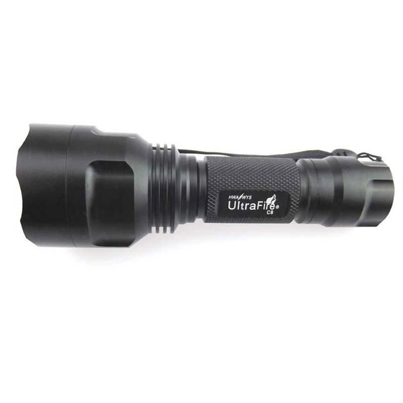 C8 Q5 Green Light Camping Hunting LED Flashlight