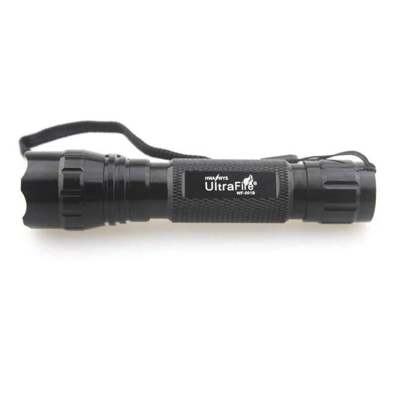 501B XM-L2 3500K Warm White Light SMO OP Climbing Fishing LED Flashlight