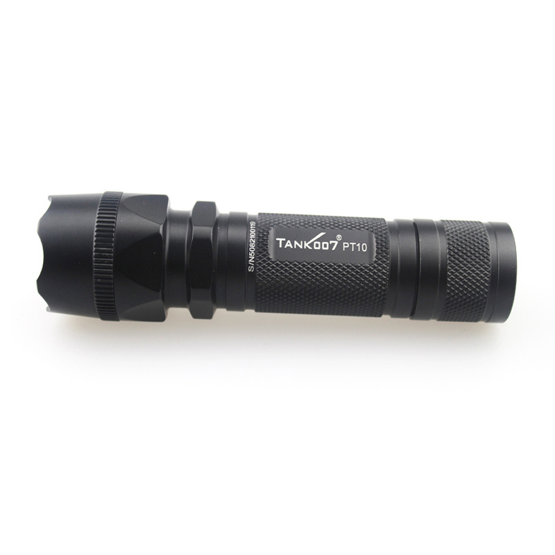 TANK 007 PT10 1xCREE XM-L2 U3 1000 Lumens 5-Mode LED Memory Flashlight Torch