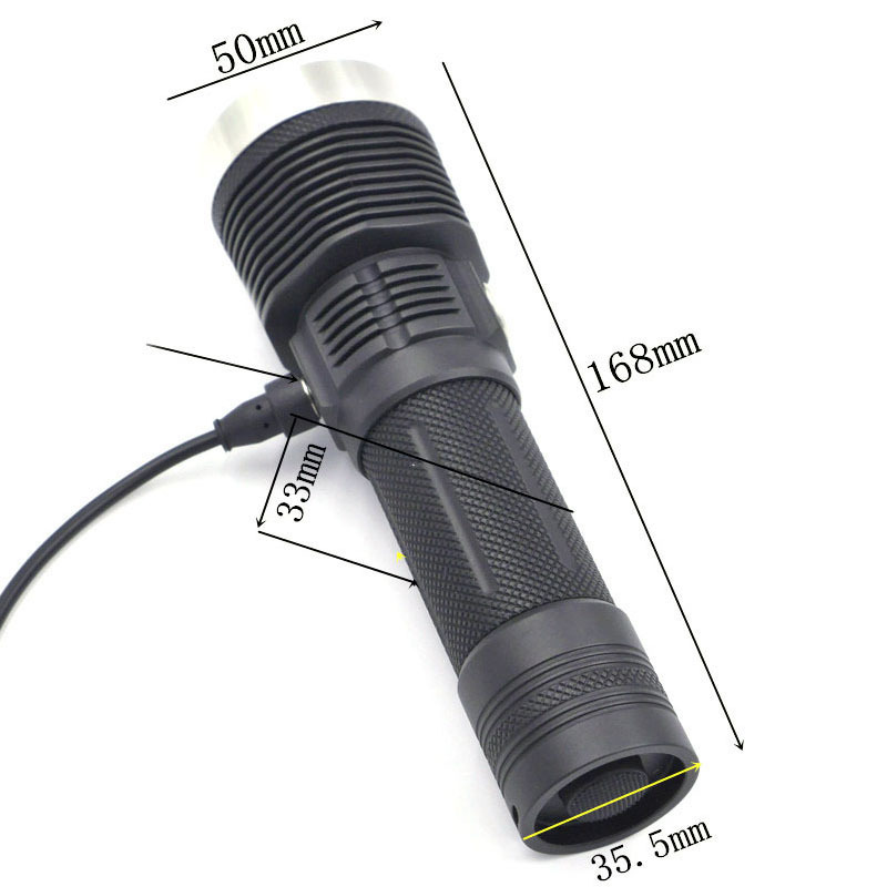 Manta Ray XD47 XHP70.2 32W 4200 Lumens USB LED Flashlight