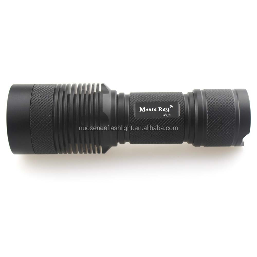 Manta Ray C8.2 LUMINUS SST-40-W 1650lm 14x7135 Driver 3-Mode SMO LED Flashlight