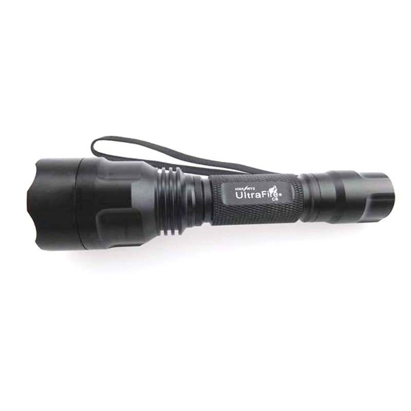 C8 XM-L2 U3 1800lm SMO OP Construction Camping LED Flashlight