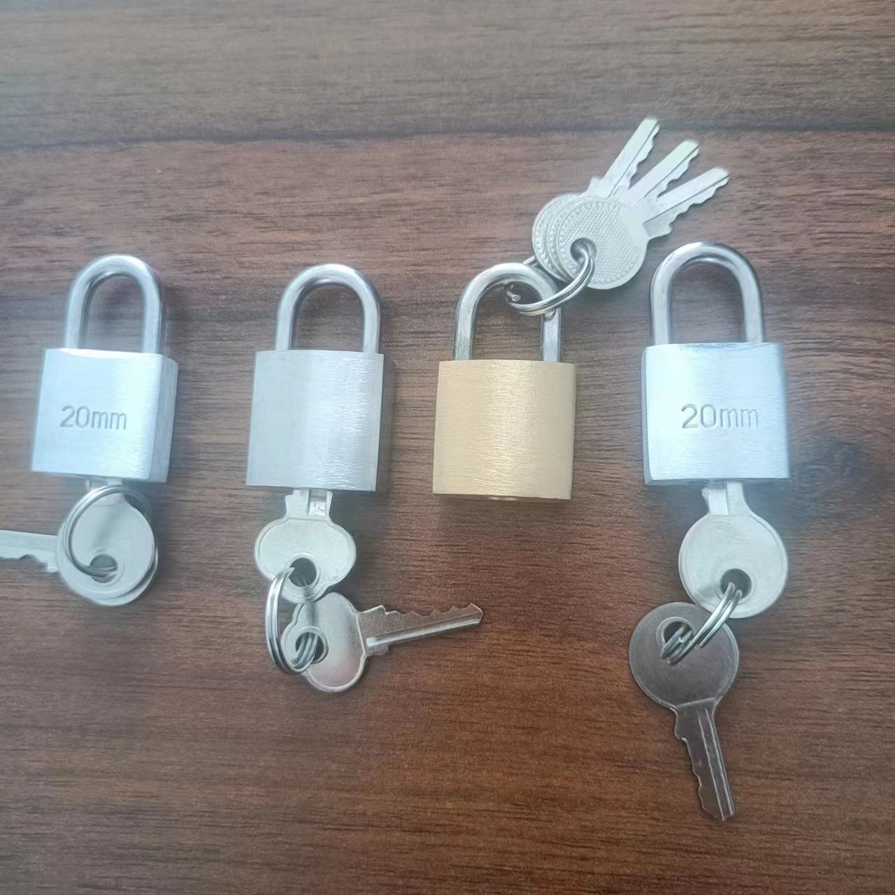 Factory Directly Sale Padlock Stainless Steel Small 20mm Brass Cylinder Ready Stock Padlock