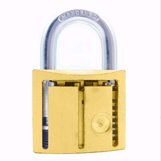 Heavy Duty Brass Padlock Bulk Padlock Copper Anti Theft Gold Color Padlock